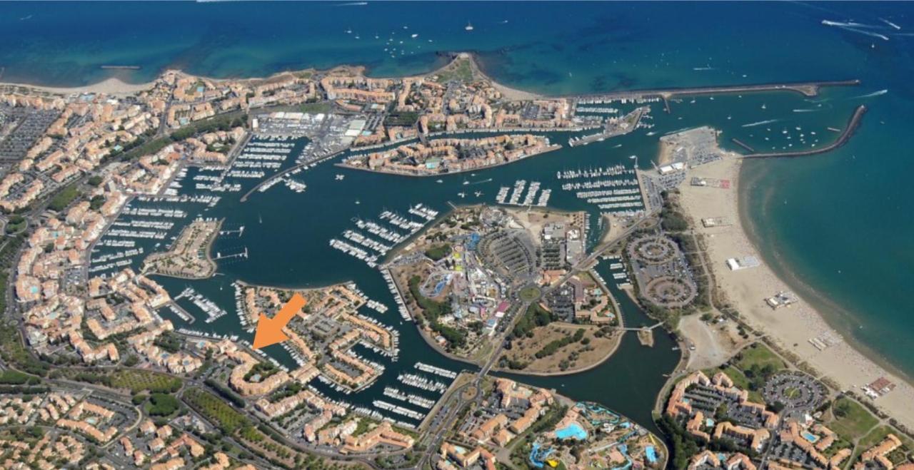 Cap Capistol Le Cap D'agde Vue Port Appartamento *