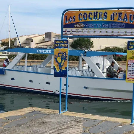 Cap Capistol Studio Le Cap D'Agde Vue Port Exterior foto